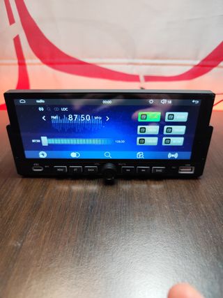 Pantalla Coche 1DIN Táctil Carplay Android Auto