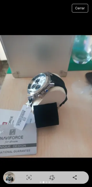 Reloj Naviforce 8080 Hombre Cuarzo negro