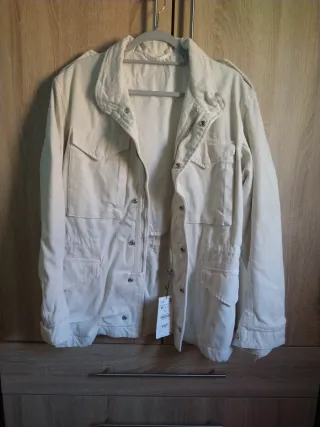 Chaqueta Zara Talla M Beige