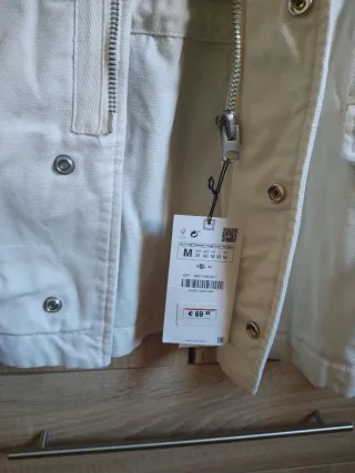 Chaqueta Zara Talla M Beige