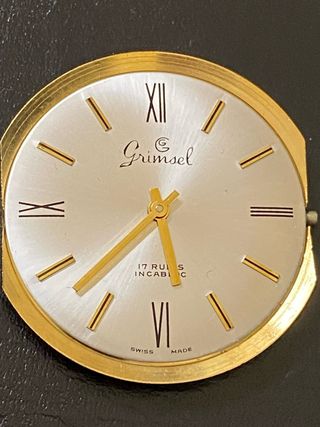 meccanismo orologio da TASCA GRIMSEL SWISS MADE