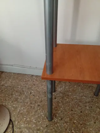 Mueble auxiliar madera y metal