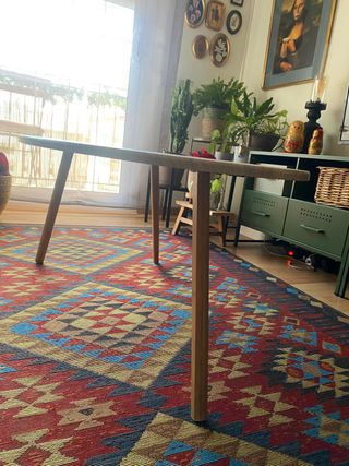 Mesa centro nórdica madera clara