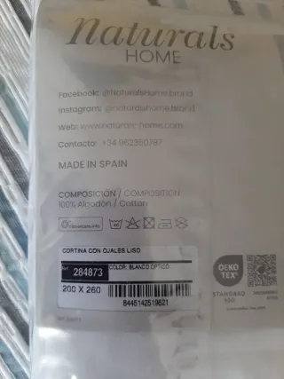 Cortina Blanca Naturals Home