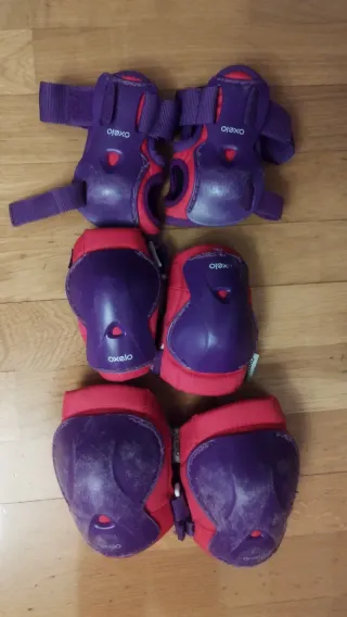 Patines infantiles talla 30-32 y protecciones