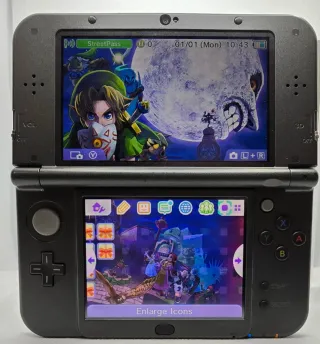 Console New 3DS XL Double Ips a tema Zelda Mint