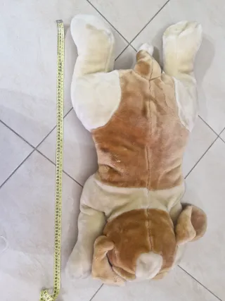 Peluche cane sdraiato grande