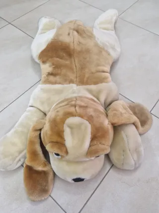 Peluche cane sdraiato grande