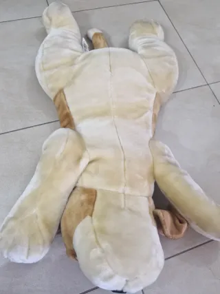 Peluche cane sdraiato grande