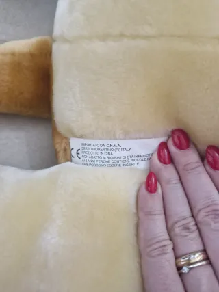 Peluche cane sdraiato grande