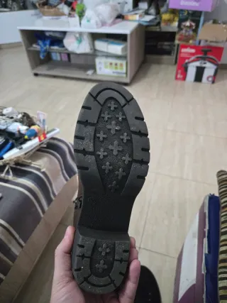 Botines de piel marrones mujer