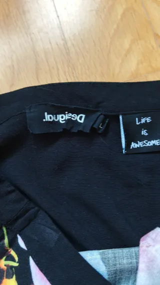 Falda larga estampada L