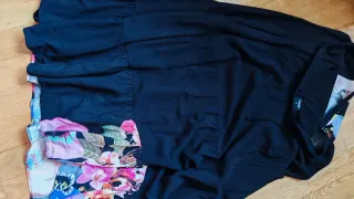 Falda larga estampada L