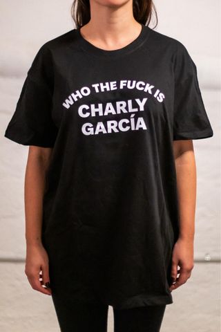 Camiseta Charly García Who the fuck is