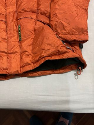 Plumífero Adidas Vintage Talla L Naranja