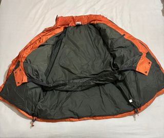 Plumífero Adidas Vintage Talla L Naranja