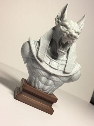 Statua Anubi busto egizio