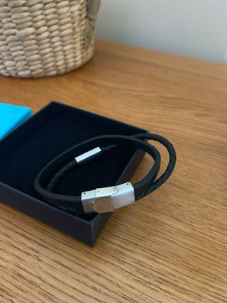 Pulsera Marea Jewel Negra y Plateada