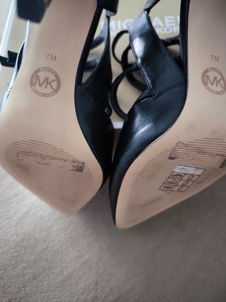 Zapatos Michael Kors Negros Tacón