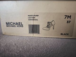 Zapatos Michael Kors Negros Tacón