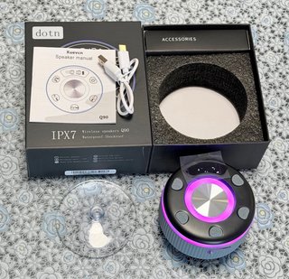 Altavoz Bluetooth Impermeable Colores LED RGB 5W