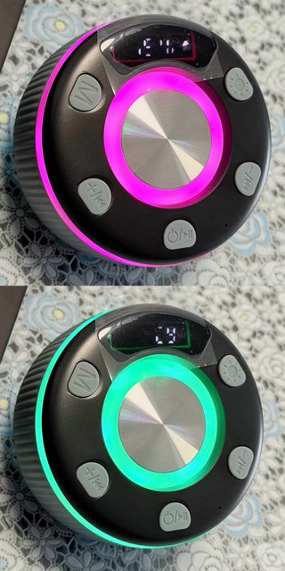Altavoz Bluetooth Impermeable Colores LED RGB 5W