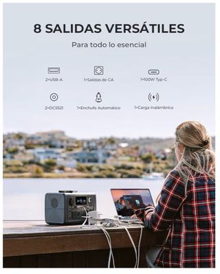 Generador Solar Bluetti EB3A + Panel PV100