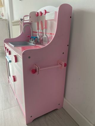 Cocinita de madera Imaginarium rosa