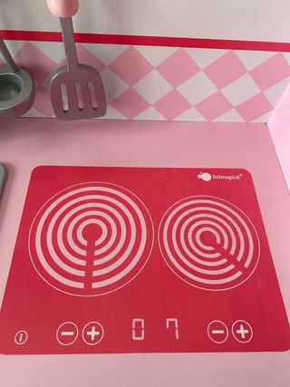 Cocinita de madera Imaginarium rosa