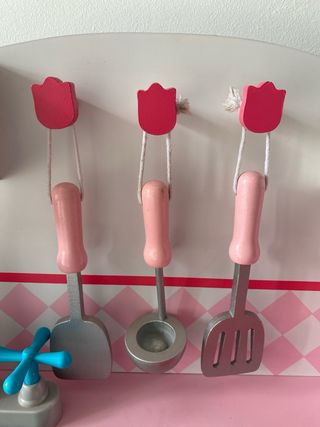 Cocinita de madera Imaginarium rosa