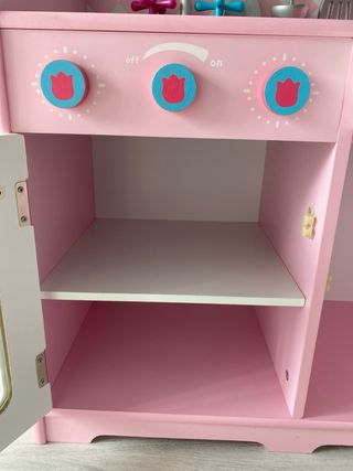 Cocinita de madera Imaginarium rosa