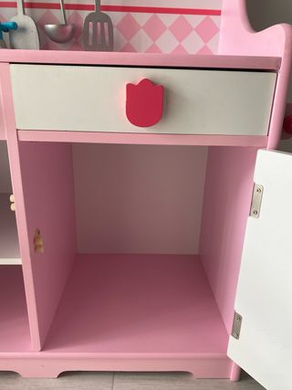 Cocinita de madera Imaginarium rosa