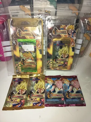 Dragon Ball JCC Lote Sellado Sobres & Blisters