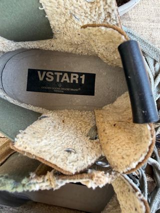 Golden Goose Sneakers Lona Marrón y Negro