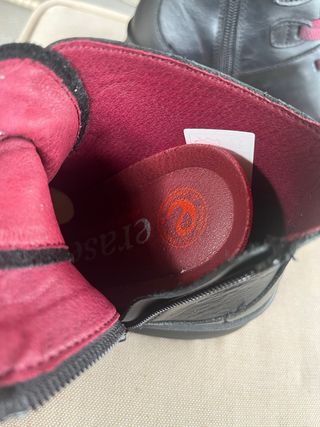 Botín piel negro erase talla 36