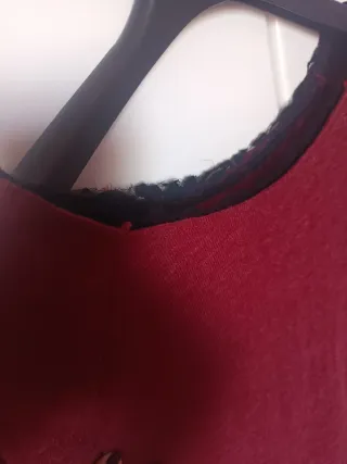 Maglia donna cotone pizzo