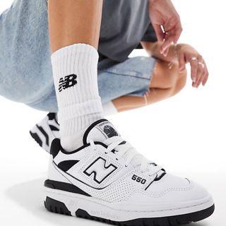 Zapatillas New Balance 550 Blancas y Negras