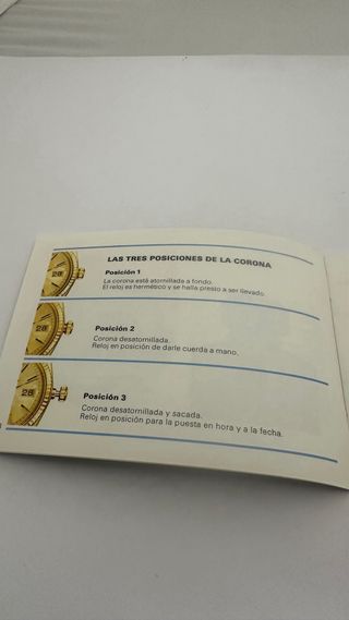 Libreto Rolex Oyster 1981