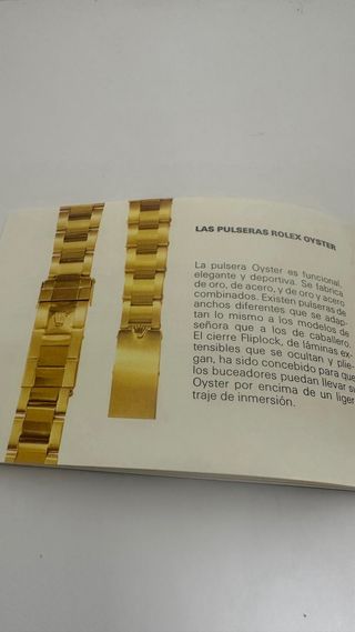 Libreto Rolex Oyster 1981