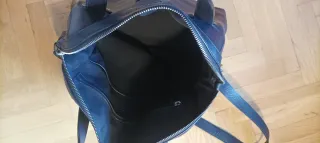 Bolso Bvlgari Cuero Negro/Azul Marino