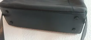 Bolso Bvlgari Cuero Negro/Azul Marino