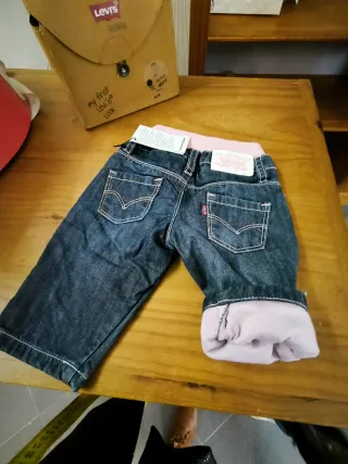Pantalón vaquero niña forrado