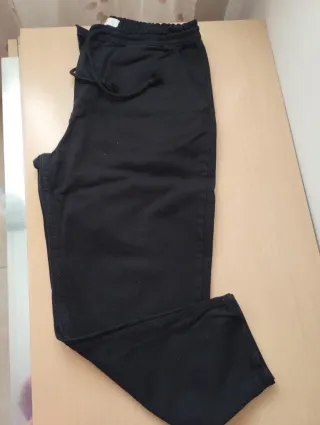 Pantalón jogger hombre negro
