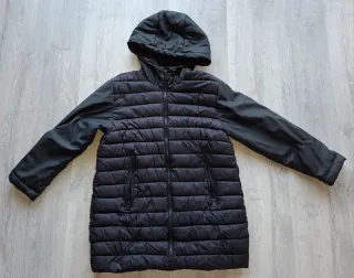 Chaqueta acolchada niña negra