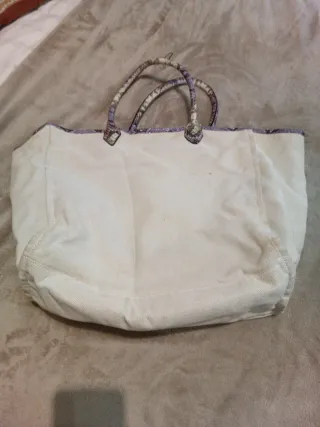 Bolso Victoria's Secret Beige y Morado