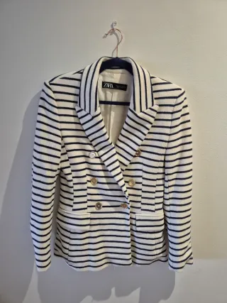 Americana Blazer Zara Rayas Talla S
