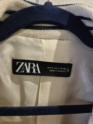 Americana Blazer Zara Rayas Talla S