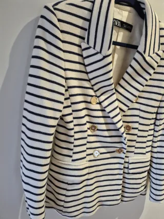 Americana Blazer Zara Rayas Talla S