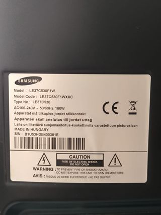TV Samsung LCD 37 Full HD Serie 5 C530