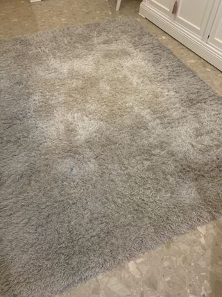 Alfombra pelo suave beige/gris 230x160